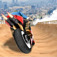 Mega Ramp Bike Stunts Games 3D — Модификация Много денег