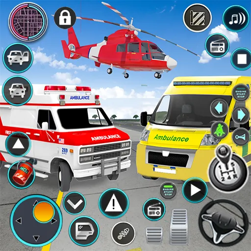 Heli Ambulance Simulator Game — скриншот 1