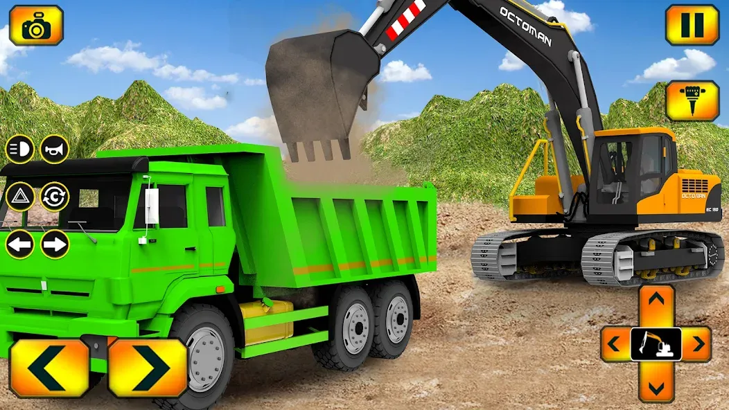 Sand Excavator Simulator Games — скриншот 1