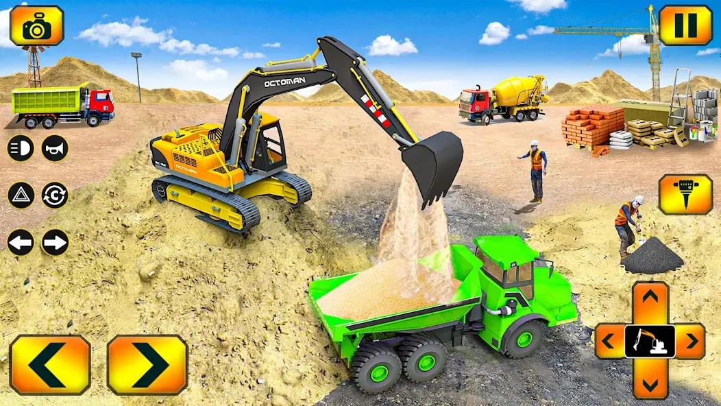 Sand Excavator Simulator Games — скриншот 2