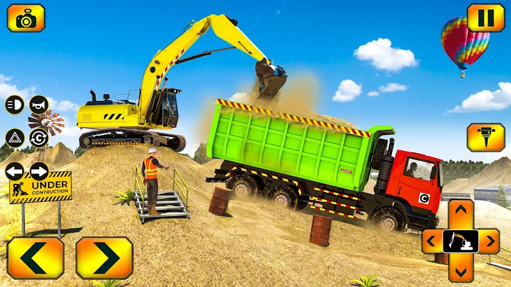 Sand Excavator Simulator Games — скриншот 5
