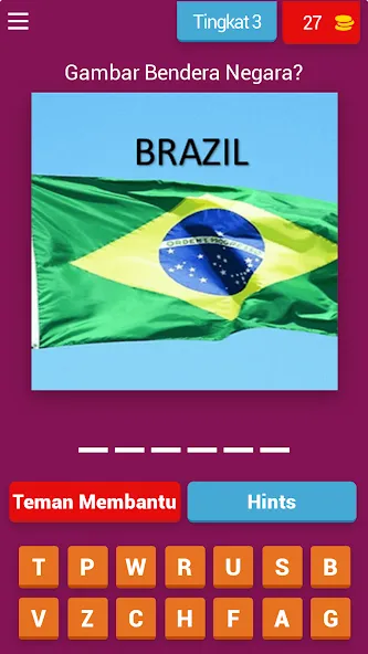 Tebak Gambar Bendera — скриншот 4