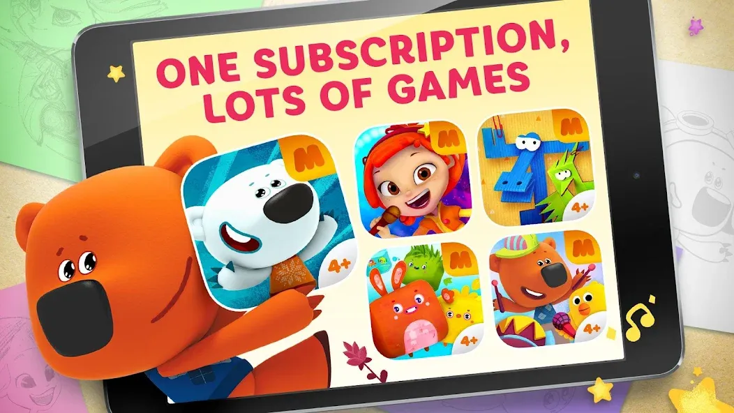 Be-be-bears - Creative world — скриншот 1