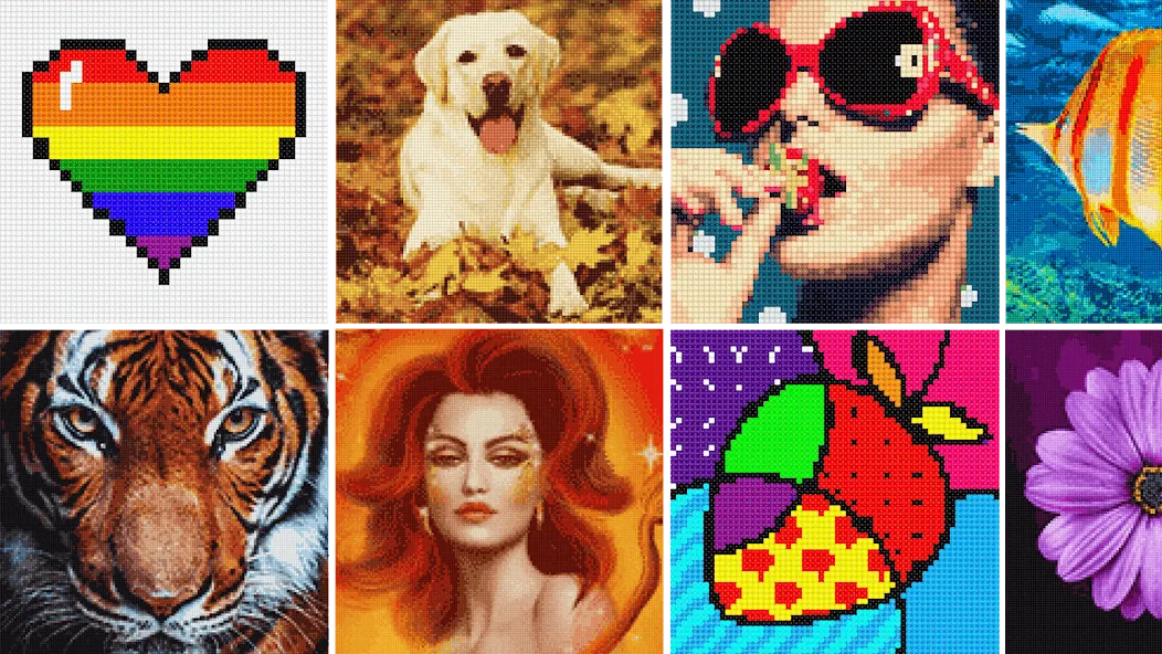 Cross Stitch: Color by Number — скриншот 4