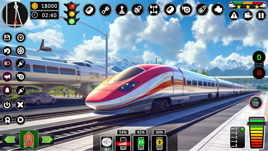 City Train Games Driver Sim 3D — скриншот 4