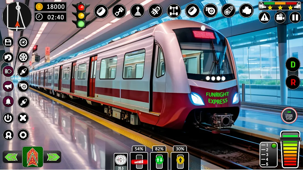 City Train Games Driver Sim 3D — скриншот 5