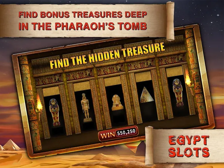 Egypt Slots Casino Machines — скриншот 1