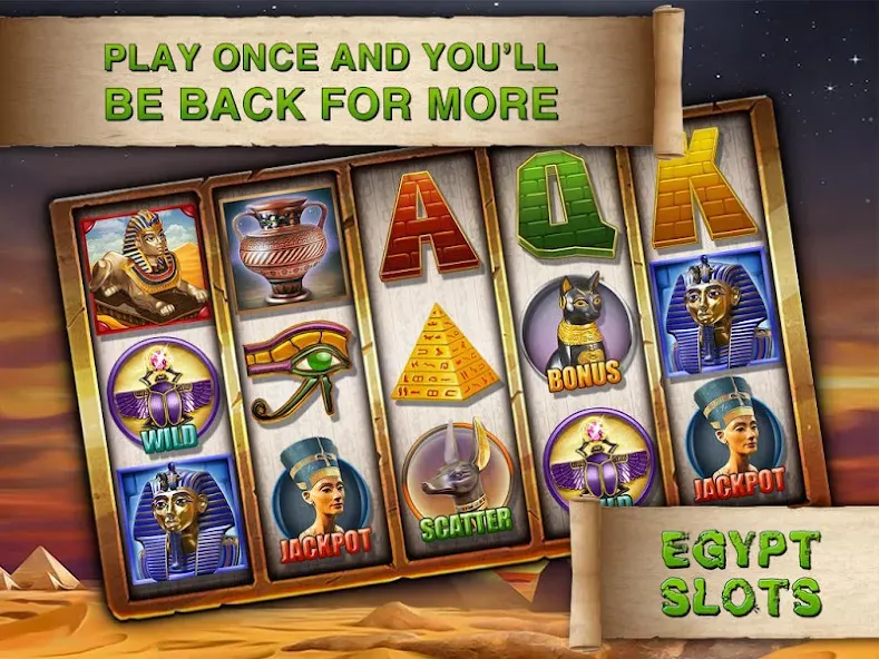 Egypt Slots Casino Machines — скриншот 5