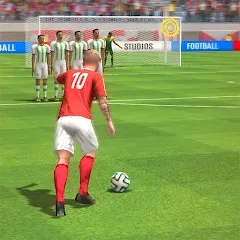 Strike Football Game FreeKick MOD на телефон — Много денег