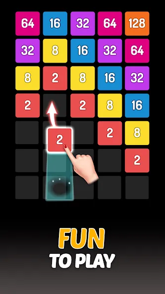 X2 Blocks - 2048 Number Game — скриншот 1