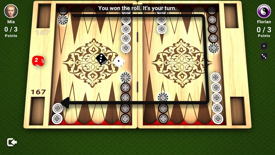 Backgammon - Board Game — скриншот 3
