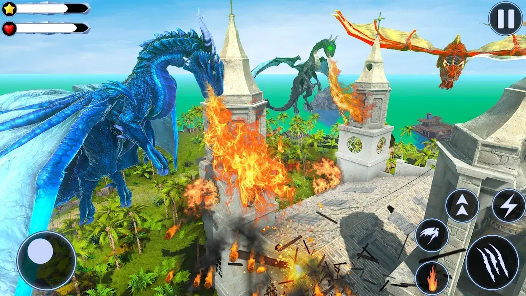 Wild Dragon Craft Family Sim — скриншот 2