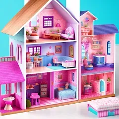 Doll House Design Doll Games MOD APK — Много денег и всё открыто