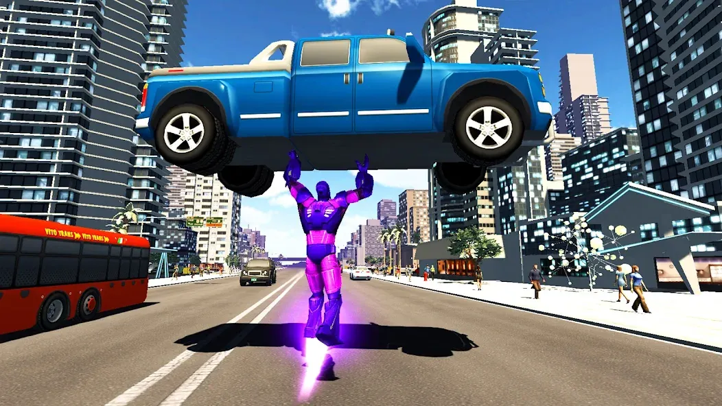 Super city hero:Iron Hero War — скриншот 3