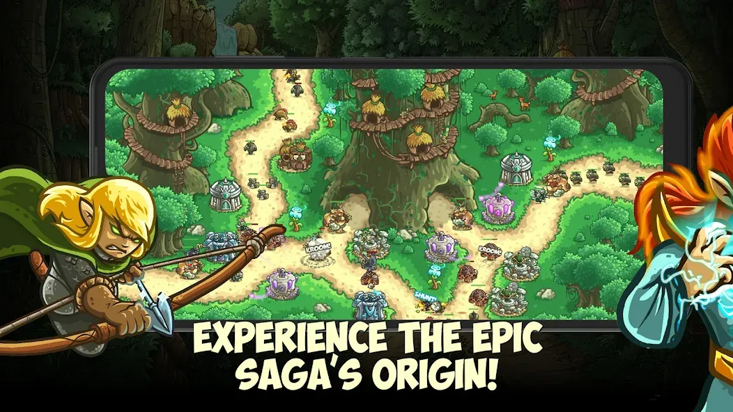 Kingdom Rush Origins TD — скриншот 1 Kingdom Rush Origins TD — скриншот 1