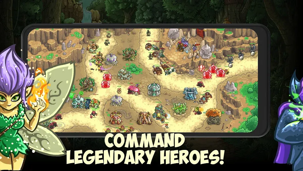 Kingdom Rush Origins TD — скриншот 4 Kingdom Rush Origins TD — скриншот 4