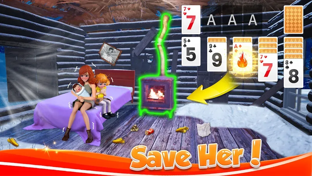 Solitaire Home Design — скриншот 1