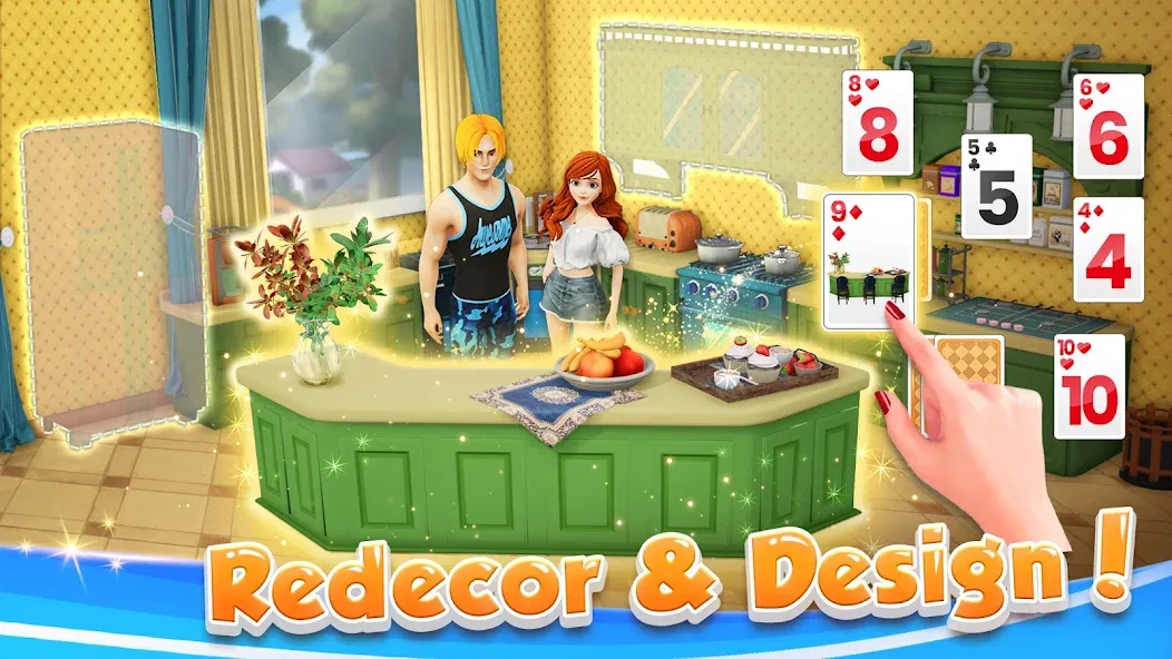Solitaire Home Design — скриншот 3