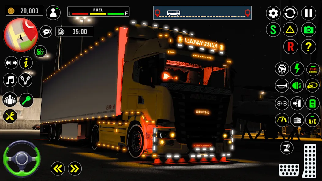 US Truck City Transport Sim 3d — скриншот 5