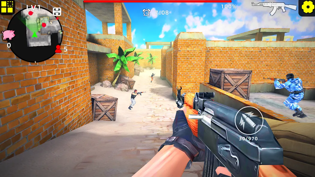 Gun Strike: FPS Shooter Game — скриншот 1