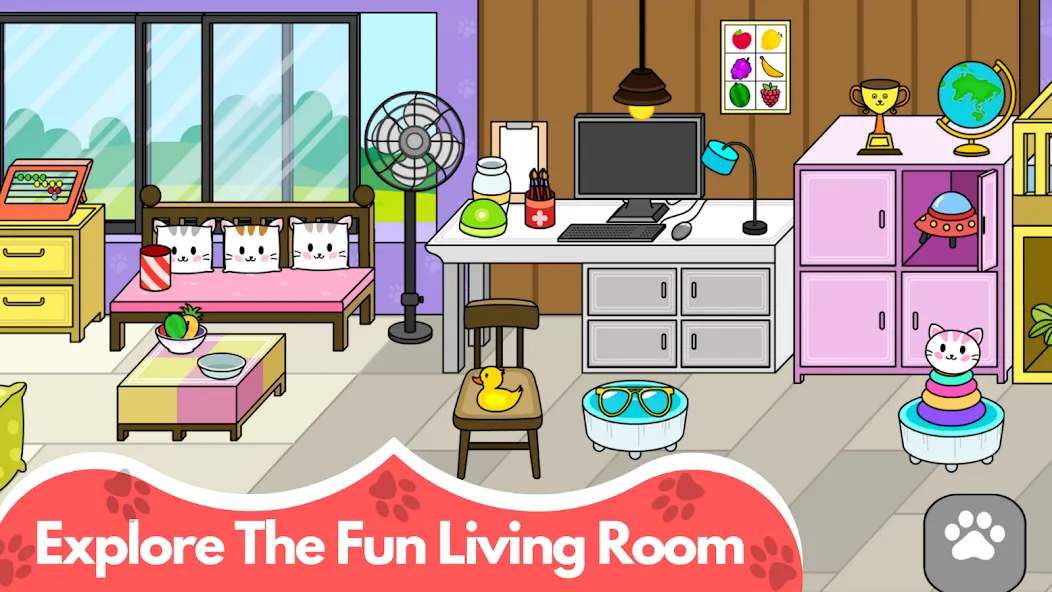 My Cat Town - Cute Kitty Games — скриншот 2