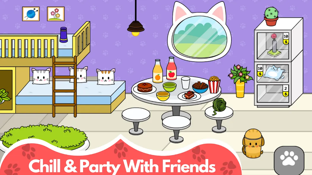 My Cat Town - Cute Kitty Games — скриншот 3