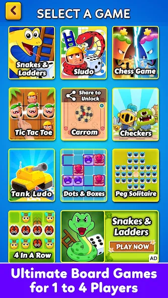 Family Board Games Offline — скриншот 1