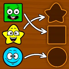 Скачать Shapes & Colors Games for Kids на Андроид — Все уровни разблокированы