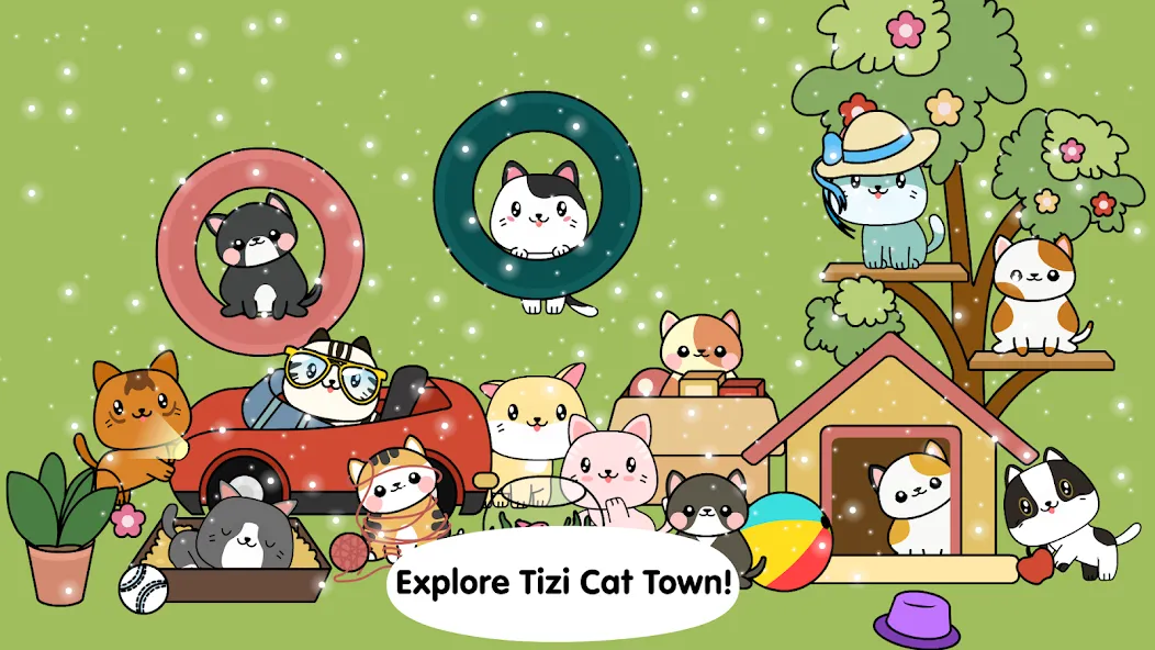 My Cat Town - Tizi Pet Games — скриншот 1