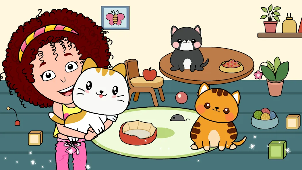 My Cat Town - Tizi Pet Games — скриншот 2