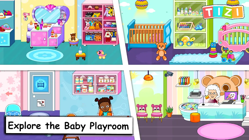My Tizi Town Daycare Baby Game — скриншот 1