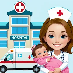 My Hospital Town Doctor Games — взломанная версия — Все открыто
