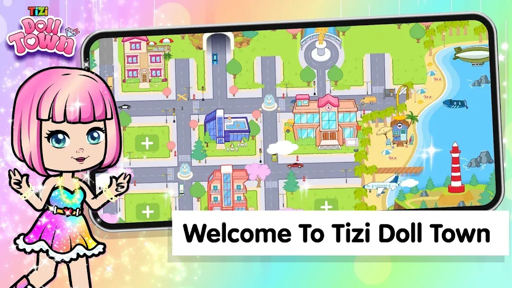 Tizi Town: Doll Dress Up Games — скриншот 1