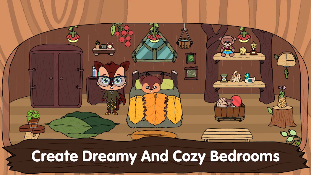 Animal Town - My Squirrel Home — скриншот 2