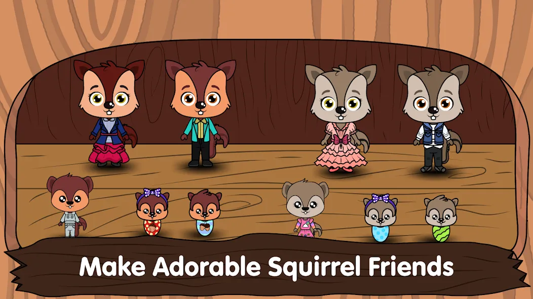 Animal Town - My Squirrel Home — скриншот 3