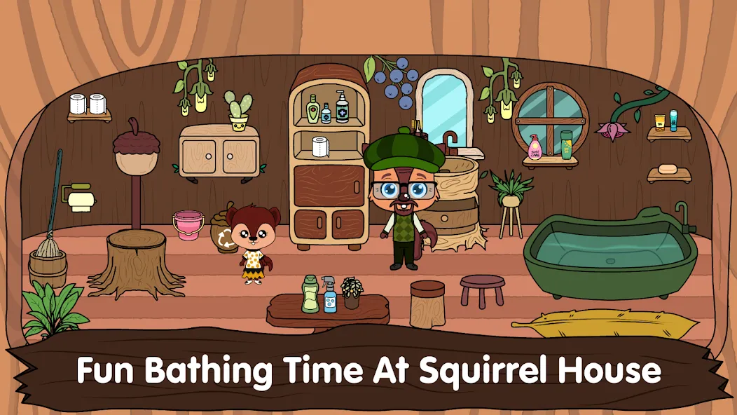 Animal Town - My Squirrel Home — скриншот 4
