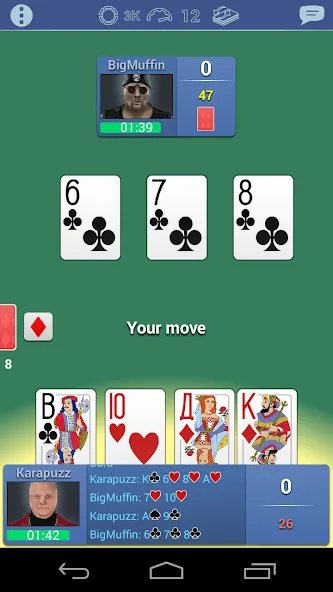 Burkozel card game online — скриншот 2