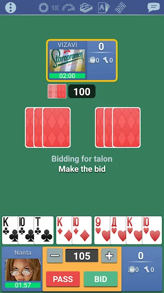 Thousand 1000 Online card game — скриншот 3