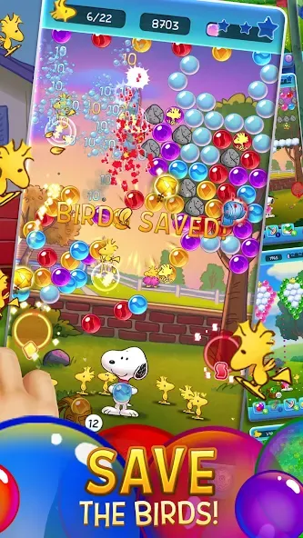 Bubble Shooter - Snoopy POP! — скриншот 2 Bubble Shooter - Snoopy POP! — скриншот 2
