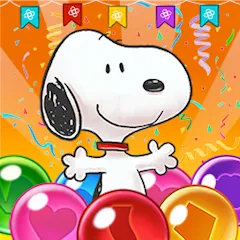 Скачать Bubble Shooter - Snoopy POP! — версия Много жизней и золота