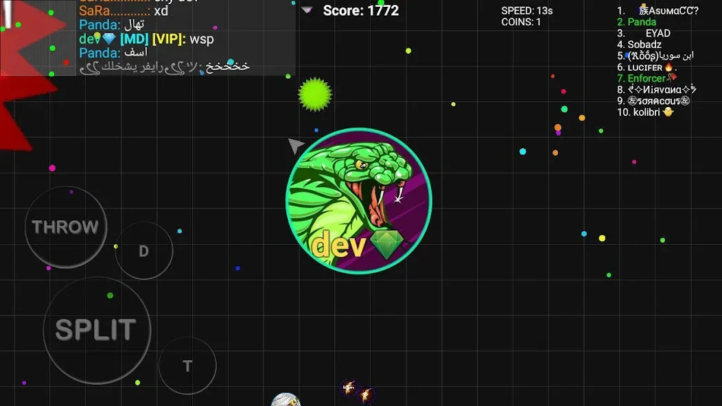 Blob.io - Multiplayer io games — скриншот 1 Blob.io - Multiplayer io games — скриншот 1