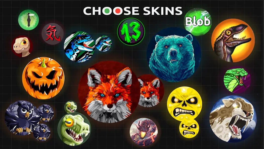Blob.io - Multiplayer io games — скриншот 4 Blob.io - Multiplayer io games — скриншот 4