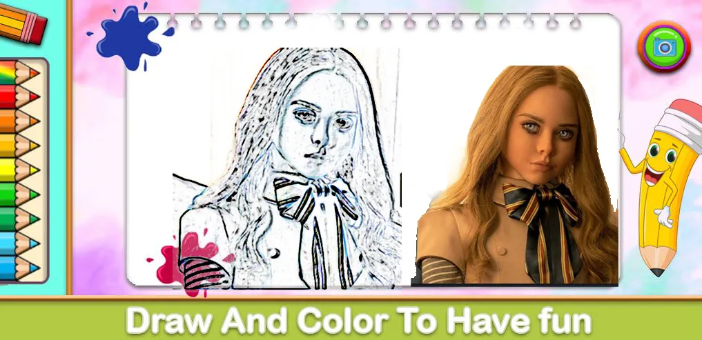 Megan Coloring Game — скриншот 3