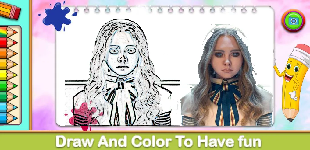 Megan Coloring Game — скриншот 4