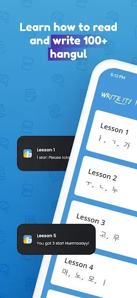 Write It! Korean — скриншот 1 Write It! Korean — скриншот 1
