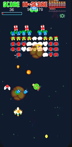 Galaxiga Retro Arcade Action — скриншот 2 Galaxiga Retro Arcade Action — скриншот 2