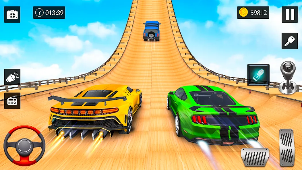 Ramp Car Stunt Racing Game — скриншот 2