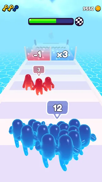 Join Blob Clash 3D: Mob Runner — скриншот 3