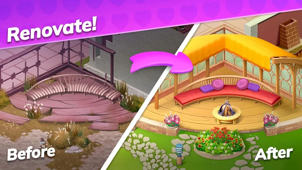 Emma's Mansion: Design & Match — скриншот 3 Emma's Mansion: Design & Match — скриншот 3