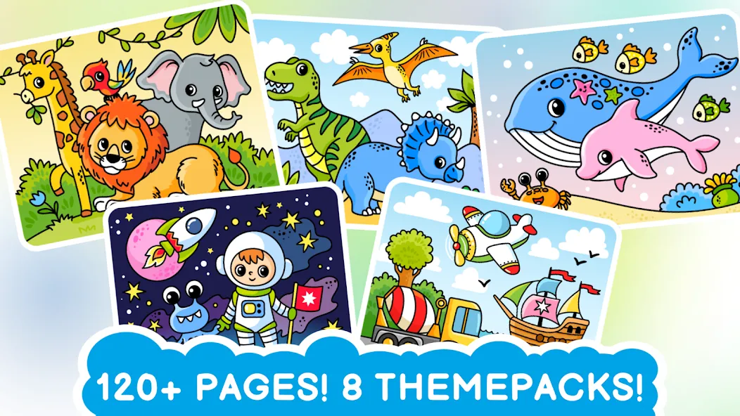 Easy coloring book for kids — скриншот 2